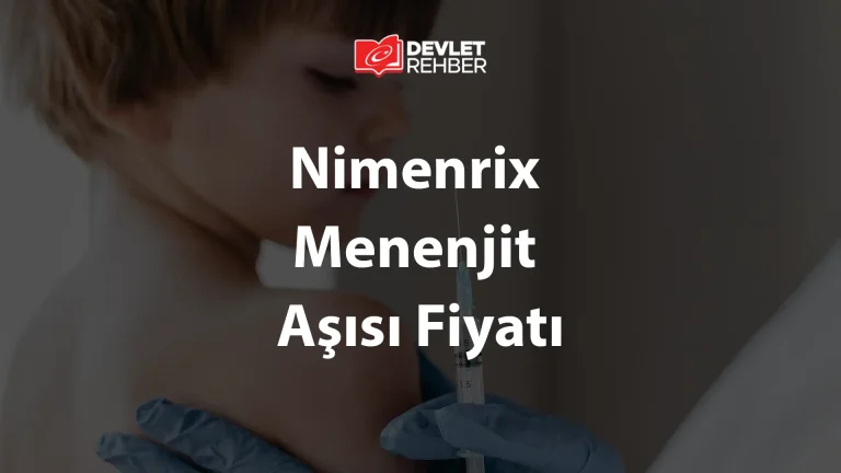Nimenrix Menenjit Aşısı Fiyatı 2022